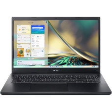 Acer Notebook Gaming Aspire 7 A715-76G-5303 i5-12450H, 15.6 FHD, 16GB, 512GB SSD, GeForce RTX 3050 4GB, NoOS, czarny