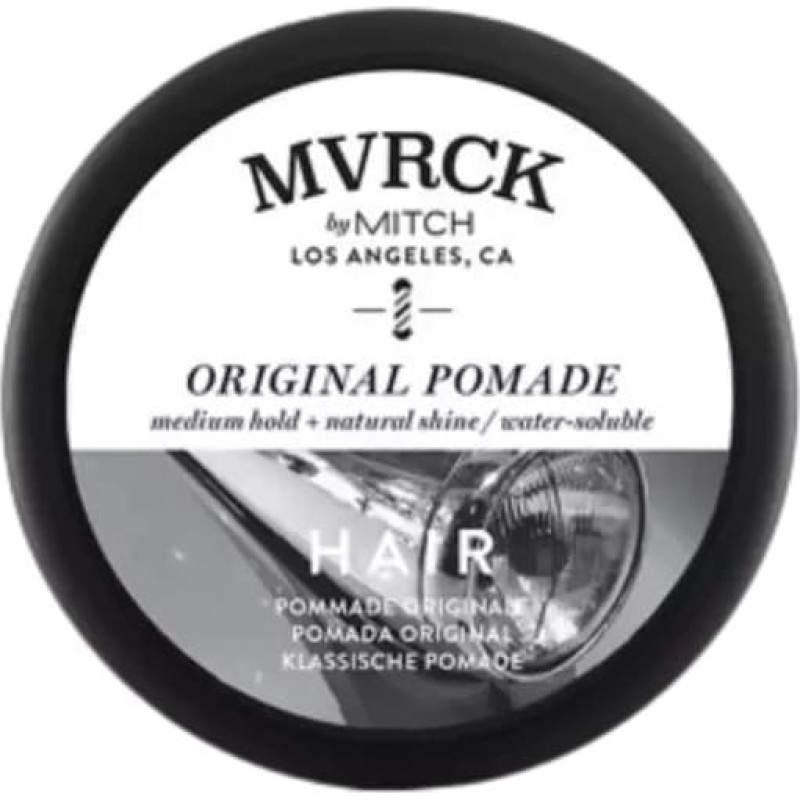 Paul Mitchell Mvrck by Paul Mitchell, Hair Original, Paraben-Free, Hair Styling Pomade, Natural Shine, Medium Hold, 85 g For Men