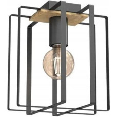 Luminex Kortez 4459 plafon lampa sufitowa 1x15W E27 czarny/drewniany