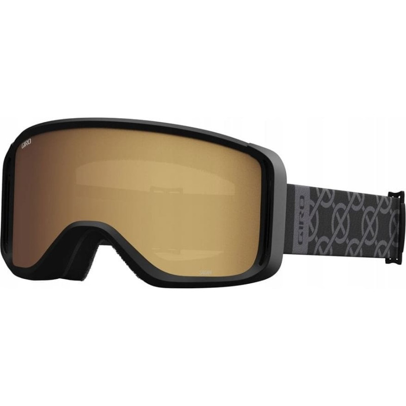Giro Gogle zimowe GIRO SAGEN BLACK MONGRAM (szyba AMBER GOLD 19-42% S2) (NEW 2024/2025)
