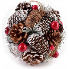 Affek Design SANTA LILA Dekoracja kula do zawieszenia15cm