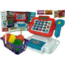 Leantoys Kasa Fiskalna Dla Dzieci Kalkulator Koszyk Warzywa