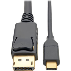 Eaton Tripp Lite Series USB-C to DisplayPort Cable, 4K @ 60Hz, Thunderbolt 3, USB Type C, USB-C, USB Type-C, 6' 6ft. - Adapterkabel - 24 pin USB-C (M) zu DisplayPort (M) - USB 3.1 Gen 1 / Thunderbolt 3 / DisplayPort 1.2 - 1.83 m - 4K Unterstutzung -