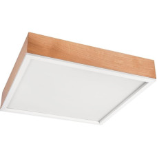Lamkur Oak Square 49045 plafon lampa sufitowa 4x15W E27 dąb/biały