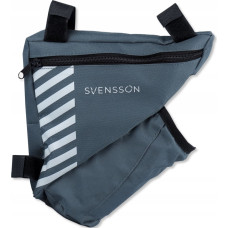 ER4 Torba rowerowa,SVENSSON, sakwa pod ramę z kieszenią na bidon, szara