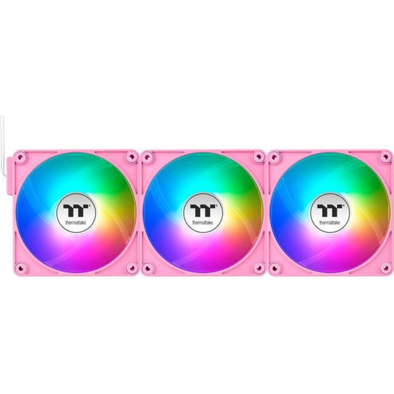 Thermaltake CT140 EX ARGB Sync PC Cooling Fan Bubble Pink 3Pack