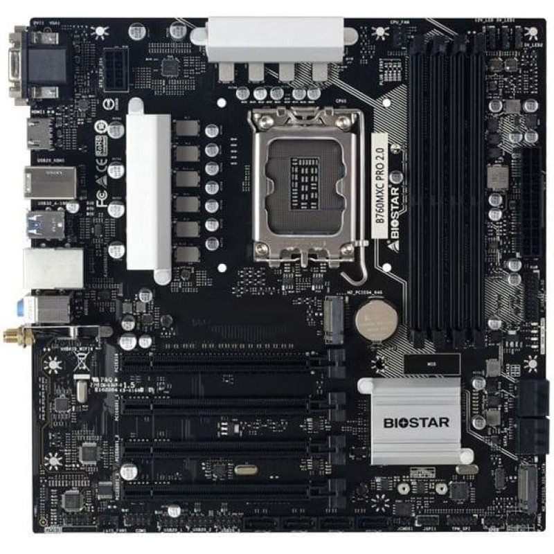 Biostar B760MXC PRO                  (B760,S1700,mATX,DDR5)