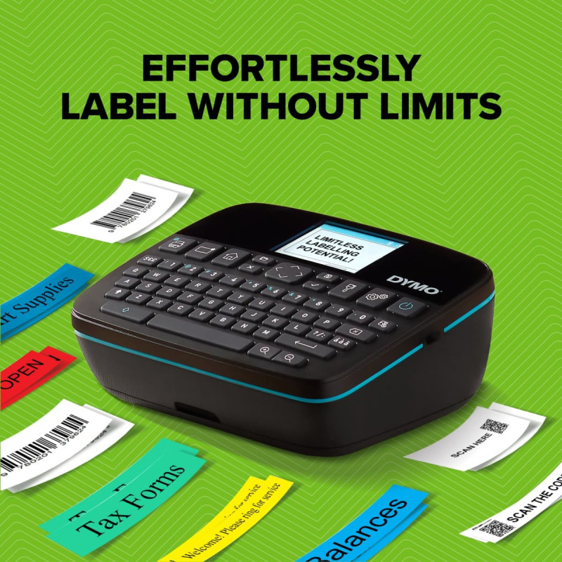 Dymo LabelManager LabelWriter 640CB Portable & Rechargeable Label Maker with Dual Connectivity - 2197370, QWERTY, Direct thermal / Thermal transfer, 12 mm/sec