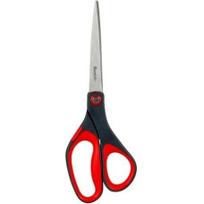 3M Scotch Präzisionsschere, Länge: 200 mm, rot/grau, spitz Klingen aus rostfreiem Edelstahl, weicher Komfortgriff aus (1448)
