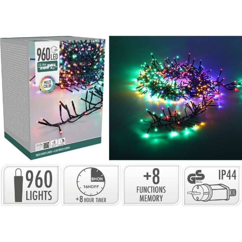 Affek Design Łańcuch świetlny 960LED WIELOKOLOROWY
