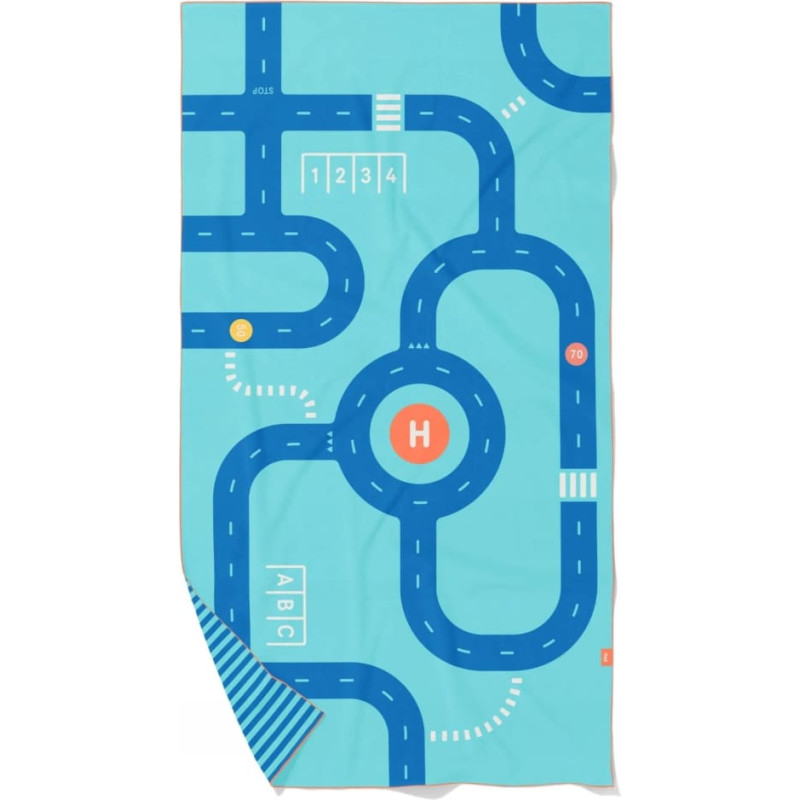 Lumarko QUUT Dwustronny recznik plazowy PlayTowels L (180 x 100cm) Road