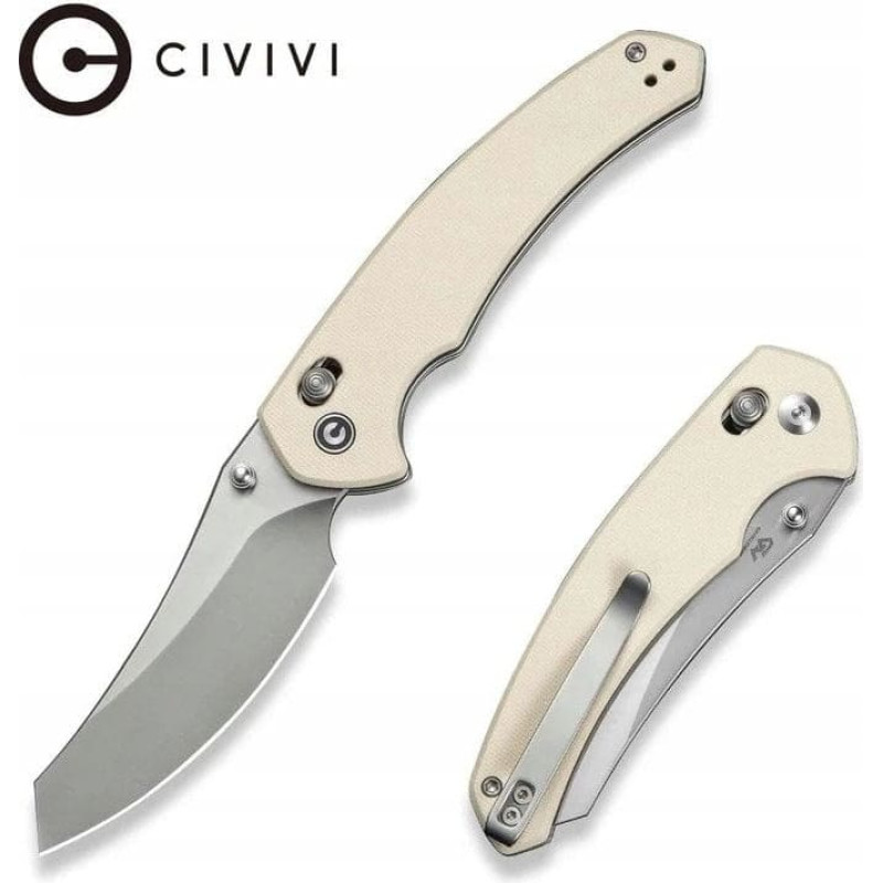 Cedrus Nóż CIVIVI Sixgill Nitro-V Ivory G10 C24050-2