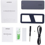 Ugreen Obudowa dysku SSD UGREEN CM777, NVMe/SATA, 20Gbps, USB-C