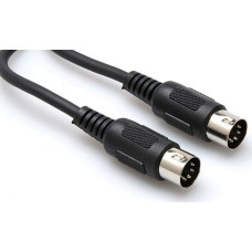 Hosa Technology 5-pin DIN/5-pin DIN audio cable 3.05 m Black