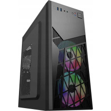Eurocase skříň ML N6-560B, ATX, 2x USB-A, 1x USB-C, 2x 120mm ARGB Fan, černá