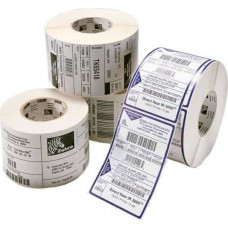 Zebra Label, Polyester, 51x10mm; Thermal Transfer, Z-ULTIMATE 3000T WHITE, Coated, Permanent Adhesive, 76mm Core