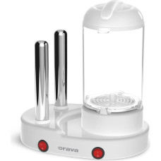Orava HM-04 hotdogovač s možností přípravy vajec, 400 W, až 6 párků, bílá