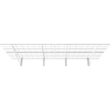 Ergosolid PG26W - Podwójna półka garażowa wisząca metalowa Solidna do 90 kg na półkę!