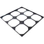 Watercool MO-RA IV 600 Lfterrahmen - 200mm, schwarz