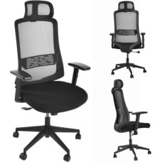 Noname AMO-95 Czarny Obrotowy Ergonomiczny Fotel Biurowy z Regulacją