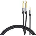 Vention Kabel audio mini jack 3.5mm do 2x jack 6.35mm męski Vention BARHL 10m