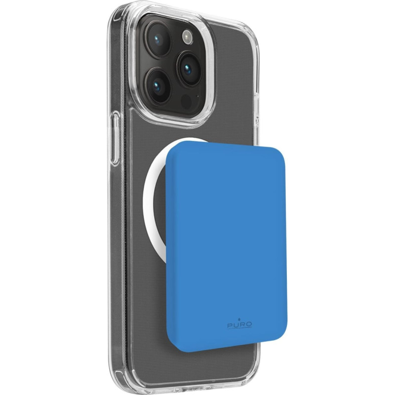 Puro Mini Power Mag  15 W  4200 mAh  zila -Portativais barosanas avots