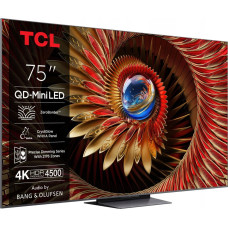 TCL C8K  75''  4K UHD  Mini LED  melna - Televizors