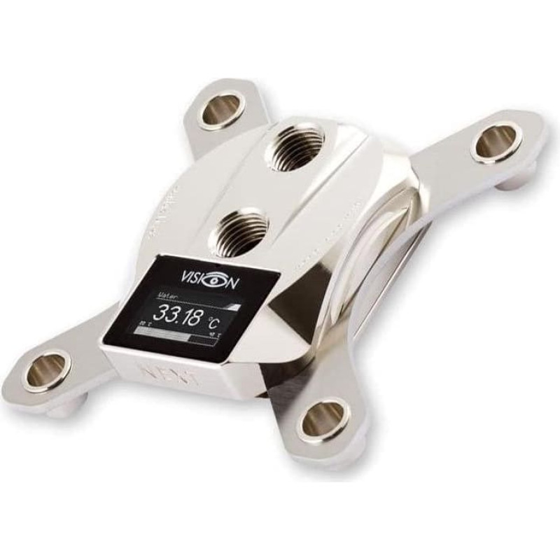 Aqua Computer cuplex kryos NEXT mit VISION LGA 1700 - Nickel/Nickel