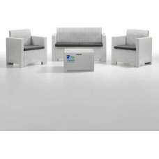 Gardena Garden furniture set Set Nebraska 3 white 8003723090688