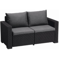 Keter Garden sofa two-seater California Sofa gray 8711245154459