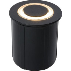 Nowodvorski Kinkiet Nowodvorski Wpust LAMPA zewnętrzna CIRCLET LED 8163 Nowodvorski ścienna OPRAWA stropowa outdoor LED 3W 3000K metalowa IP54 czarna