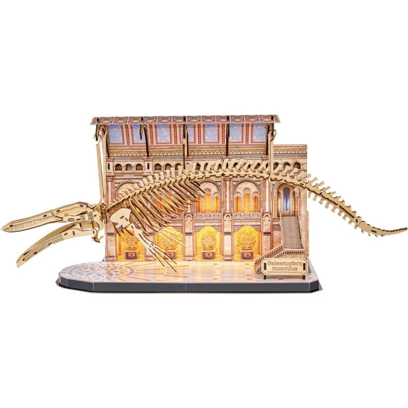 Cubicfun CUBIC FUN PUZZLE 3D LED NATURAL MUSEUM PŁETWAL BŁĘKITNY