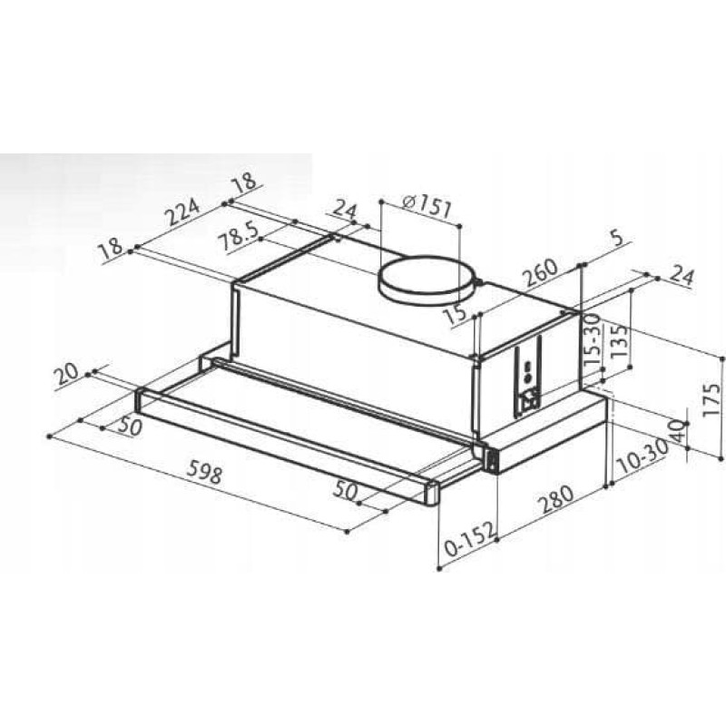 Faber Okap Faber COOKER HOOD FLEXA NG AM/XA50 FABER