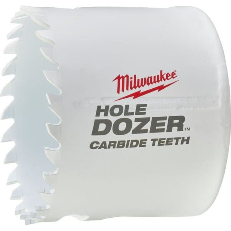 Milwaukee Otwornica Bi-metal 57mm Hole Dozer CARBIDE TEETH zęby z węglika MILWAUKEE