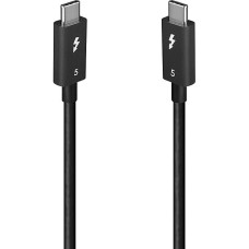 Lindy 31130 kabel Thunderbolt 1 m 80 Gbit/s Czarny