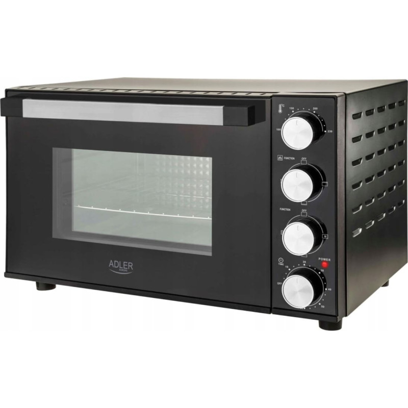 Adler Piekarnik elektryczny 30L | Ruszt do pieczenia | Rożen