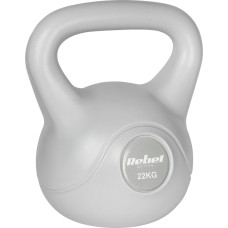 Rebel Kettlebell bitumiczny 22 kg szary REBEL ACTIVE