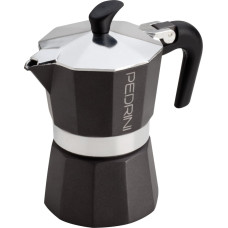 Pedrini Coffee Maker Paint Aluminum 3 Cups dark grey (9113-8) (91138)