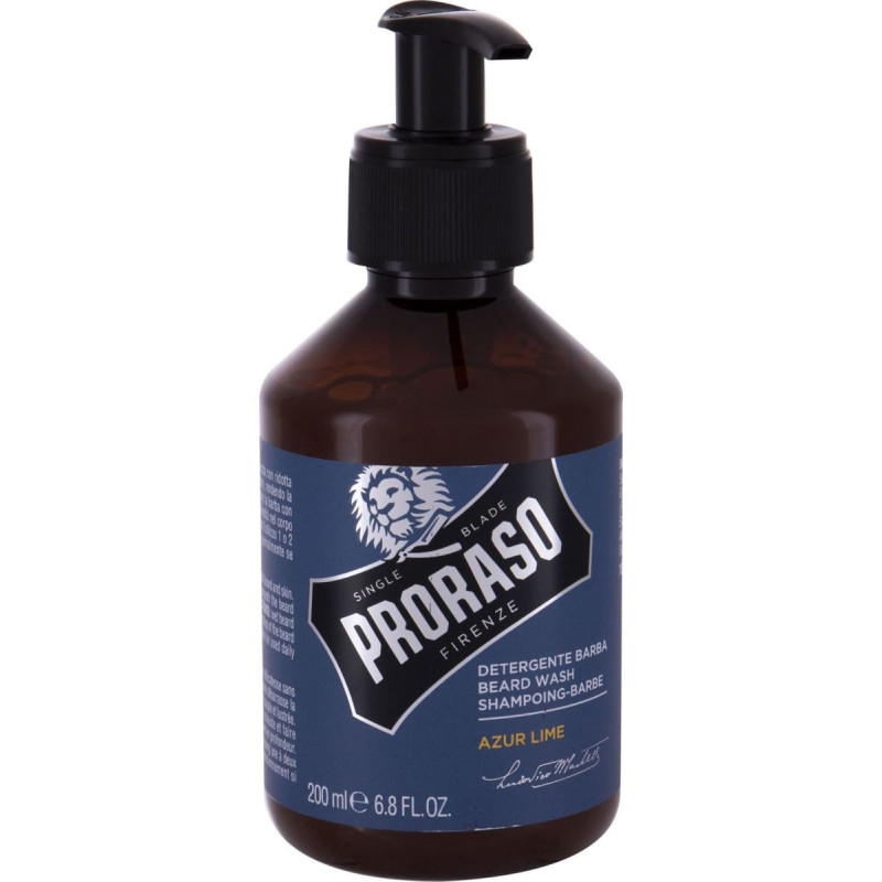 Macadamia PRORASO Azur Lime Beard Wash Szampon do włosów 200ml