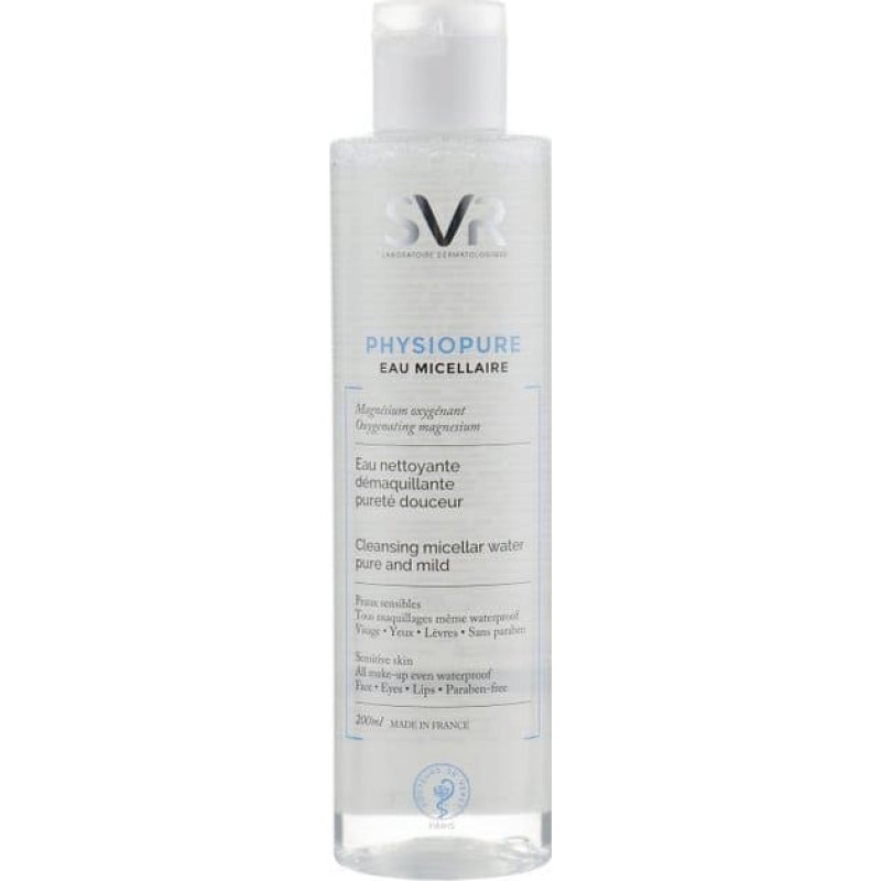 SVR Physiopure Płyn micelarny do demakijażu 200ml