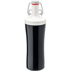 Noname Butelka z korkiem czarna 425 ml