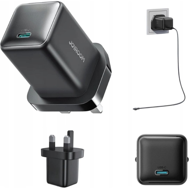 Joyroom Ładowarka sieciowa Joyroom JR-TCG18 65W 1 x USB-C (wtyczka UK) - czarna