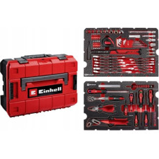 Einhell work tool and accessory set, 3/8'', 1/4'', 1/2'', E-CASE case, 80 pcs.