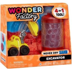 MGA Wonder Factory Never Dry Sand - Red + Excavator