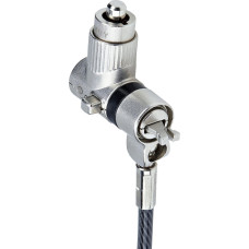 Startech .com 25-Pack Universal Laptop Lock 6.6ft, Keyed Alike Locking Cable, Security Cable, Compatible w/Noble Wedge/Nano/K-Slot, Anti-Theft Cut-Resistant Cable - TAA - Sicherheitskabelschloss - Schwarz, Silber - 2 m - TAA-konform (Packung mit 25)