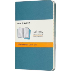 Moleskine Zestaw 3 zeszytów Cahier Journals 9x14 linie blue