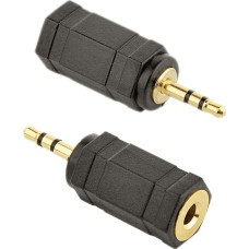 Gembird Adapter AV Gembird Jack 2.5mm - Jack 3.5mm czarny (A-3.5F-2.5M)