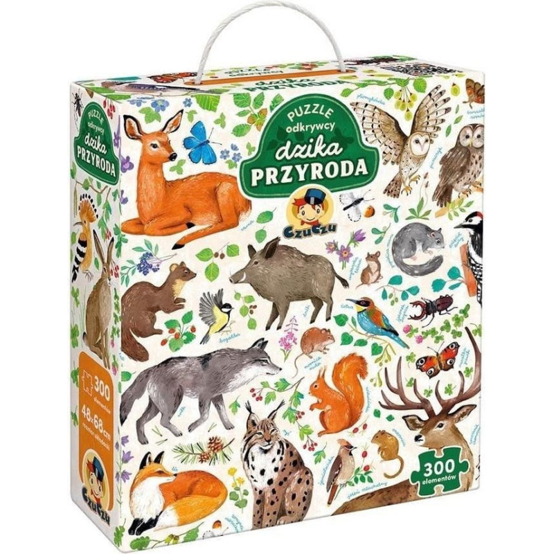 Bright Junior Media CzuCzu Puzzle odkrywcy Dzika przyroda 300 el.