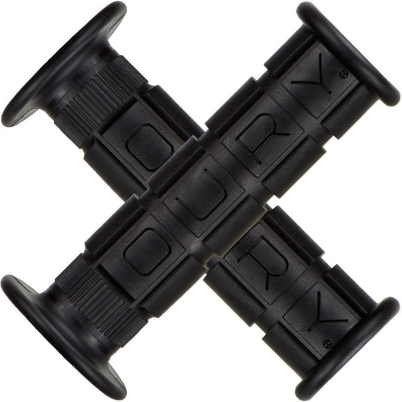 Lizard Skins Chwyty kierownicy LIZARDSKINS Single Compound OURY w/ Flange - Black (NEW)