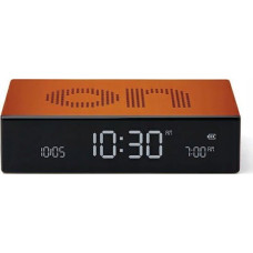 Lexon Lampa stołowa Lexon Flip Premium Double-sided Alarm Clock Orange/Orange LR152O1